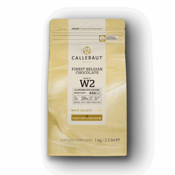 Fildişi Drop Kuvertür Callebaut W2 1 Kg