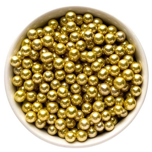 Dr.Gusto. Sprınkles Boncuk Şeker 4 numara - 250 gr Gold