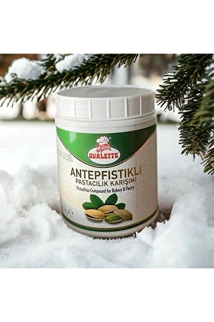 ovalettefıstık Ovalette, Antep Fıstıklı Pastacılık karışımı (Dondurma Sosu) 1 kg - Görsel 1
