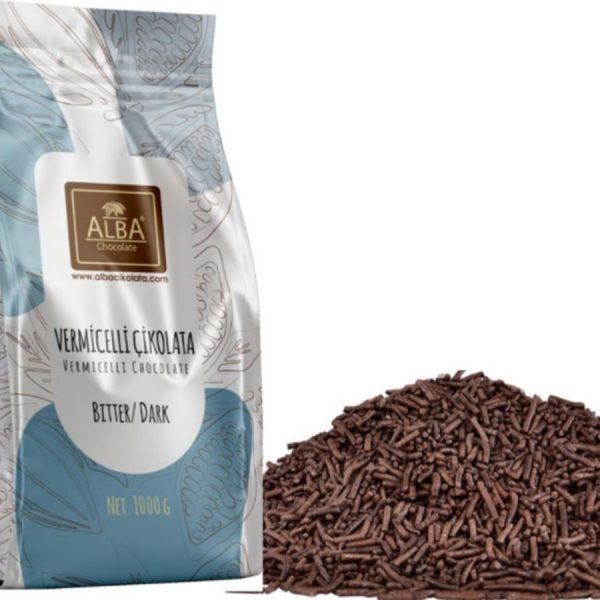 Alba, Bitter Vermicelli Çikolata 1 Kg